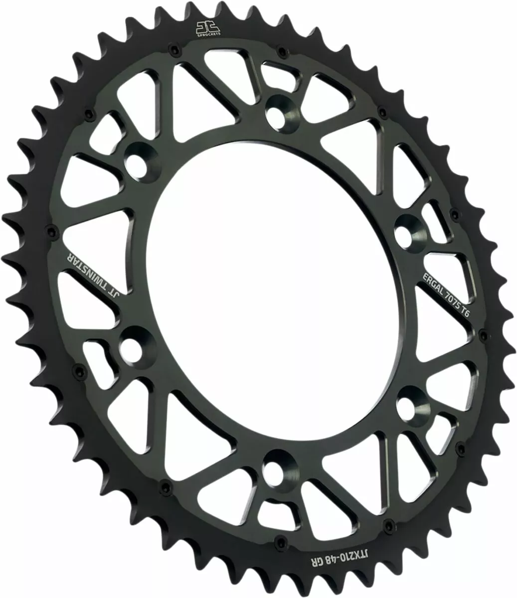 JT Sprocket Twinstar Dual Kettenrad passend für Beta - Grau