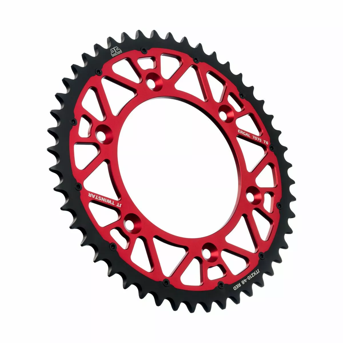 JT Sprocket Twinstar Dual Kettenrad passend für Beta - Rot