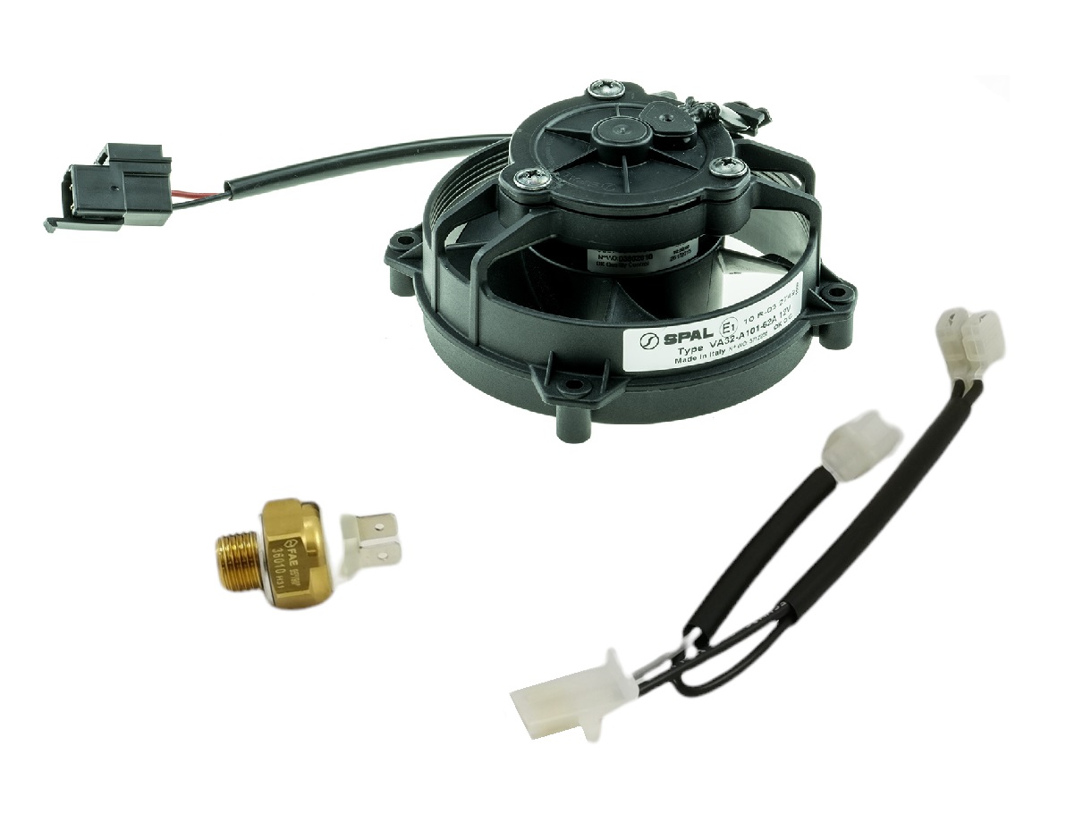 BETA RR Lüfter Set inklusive Thermostat (SPAL) BETA RR Lüfter Set inklusive Thermostat (SPAL)